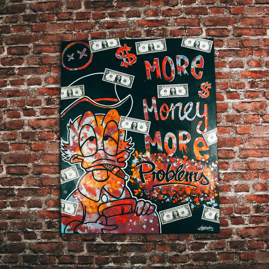 DagoDuck x More Money More Problems (Original Painting)